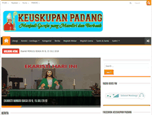 Tablet Screenshot of keuskupanpadang.org